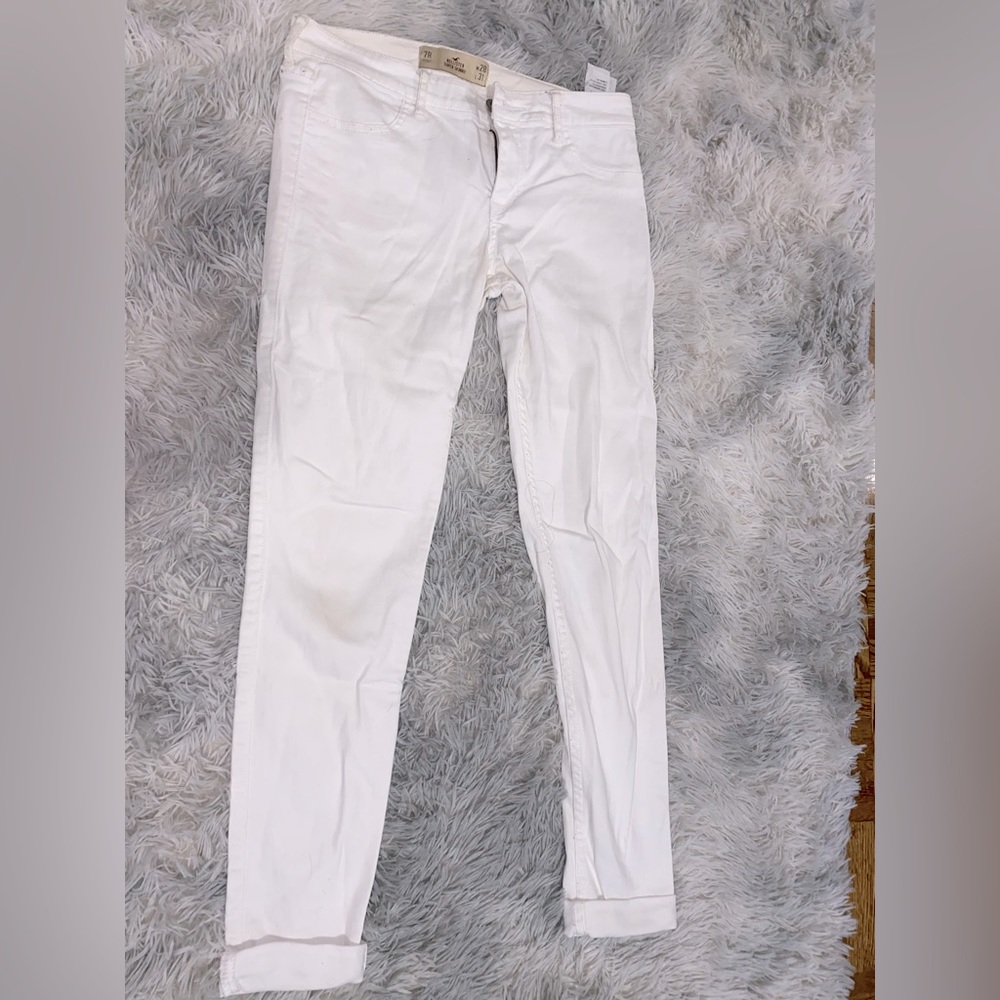 Hollister White Jeans